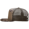 Richardson Bark Duck Camo/Brown Printed 7-Panel Trucker