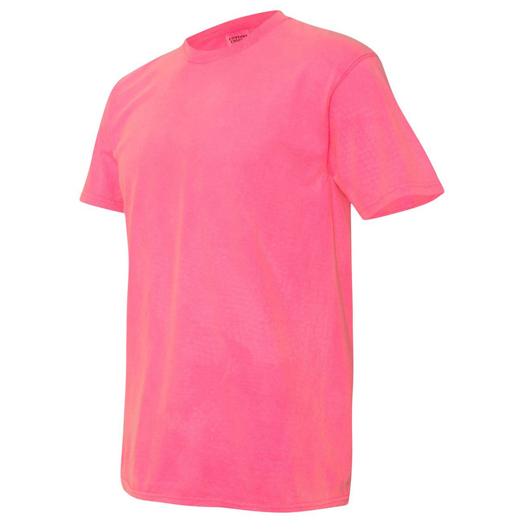Comfort Colors Unisex Neon Pink Garment-Dyed Heavyweight T-Shirt