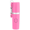 Hit Pink Rechargeable Portable Alarm And Flashlight With Carabiner Attachment