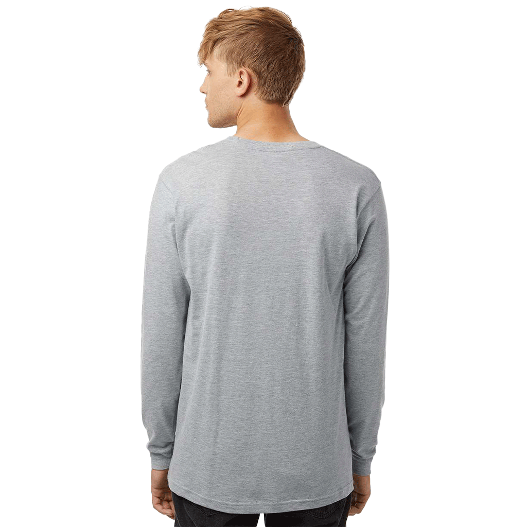 Tultex Unisex Heather Grey Fine Jersey Long Sleeve T-Shirt