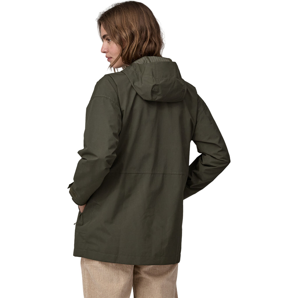 Patagonia Women's Pine Needle Green Outdoor Everyday Rain Jacket