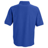 Vantage Men's Royal Soft-Blend Double-Tuck Pique Polo