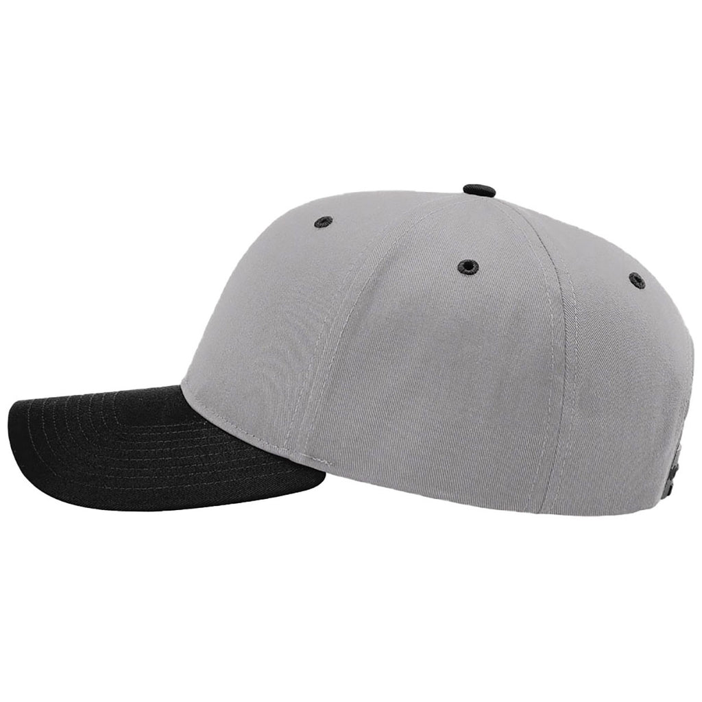 Richardson Grey/Grey/Black Pro Twill Snapback