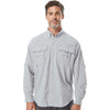 Columbia Men's Cool Grey PFG Bahama Long Sleeve Shirt