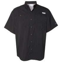 Columbia Men's Black PFG Tamiami Short Sleeve Shirt