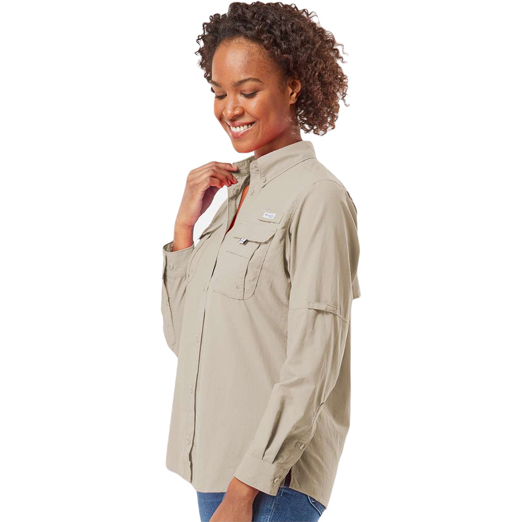 Columbia Women's Fossil PFG Bahama Long Sleeve Shirt