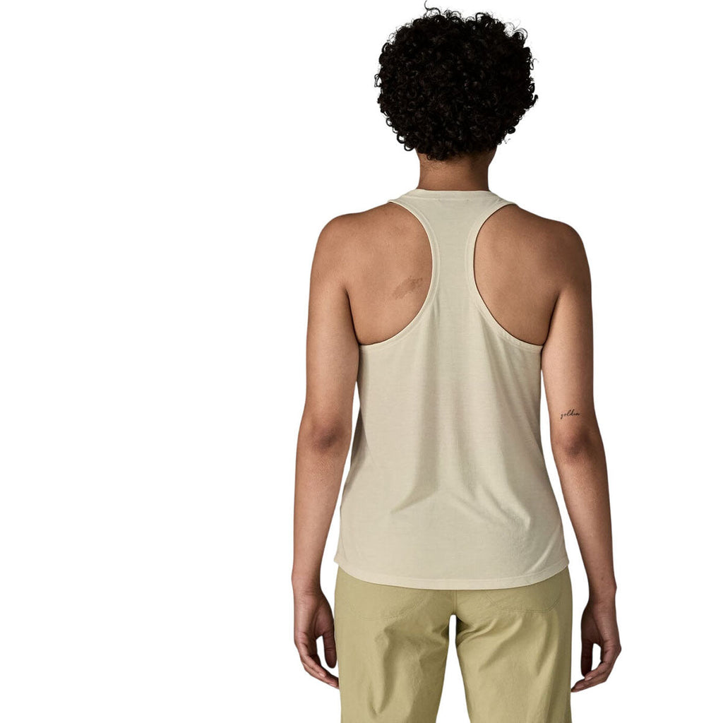Patagonia Women's Dyno White Capilene Cool Trail Tank Top