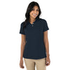 Charles River Women's Navy Greenway Stretch Cotton Polo