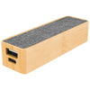 Hit Grey with Bamboo 2,200 mah Bamboo & rPET Power Bank