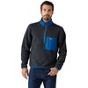 Patagonia Men's Pitch Blue w/Endless Blue Microdini 1/2-Zip Fleece Pullover