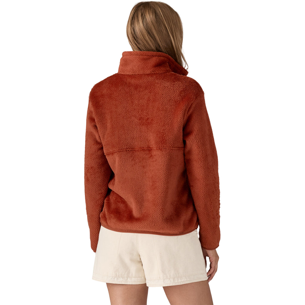 Patagonia Women's Burnished Red Re-Tool Half-Snap Pullover