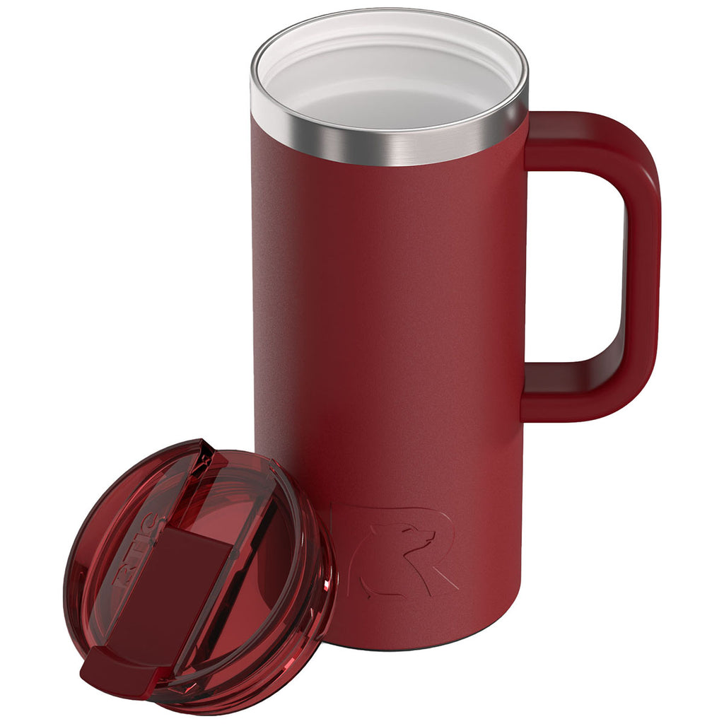 RTIC Black Cherry 16oz Road Trip Travel Mug