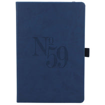 JournalBooks Navy Mano Recycled Hard Bound Notebook