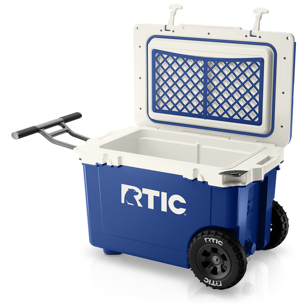 RTIC Cobalt & White 52 QT Ultra-Light Wheeled Cooler