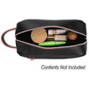 Hit Black with Red Glen Leatherette Toiletry Bag