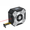iPromotionPro Black 2 In 1 Usb Rechargable Lasers Distance Tape Measure