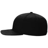Richardson Black Solid Twill Trucker