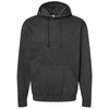 Tultex Unisex Heather Graphite Fleece Hooded Sweatshirt