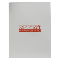 Good Value Silver Gloss Paper Folder