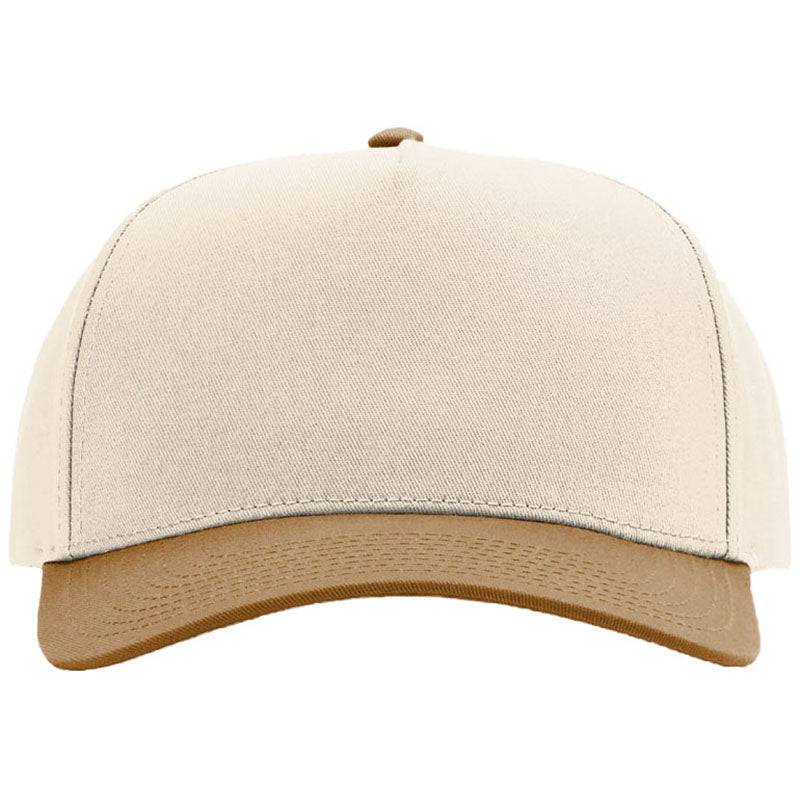 Richardson Cream/Cream/Caramel Full Fabric 5-Panel Champ