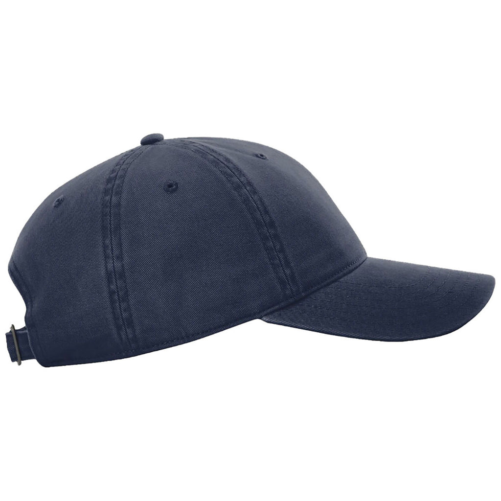 Richardson Navy Peached Cotton Twill