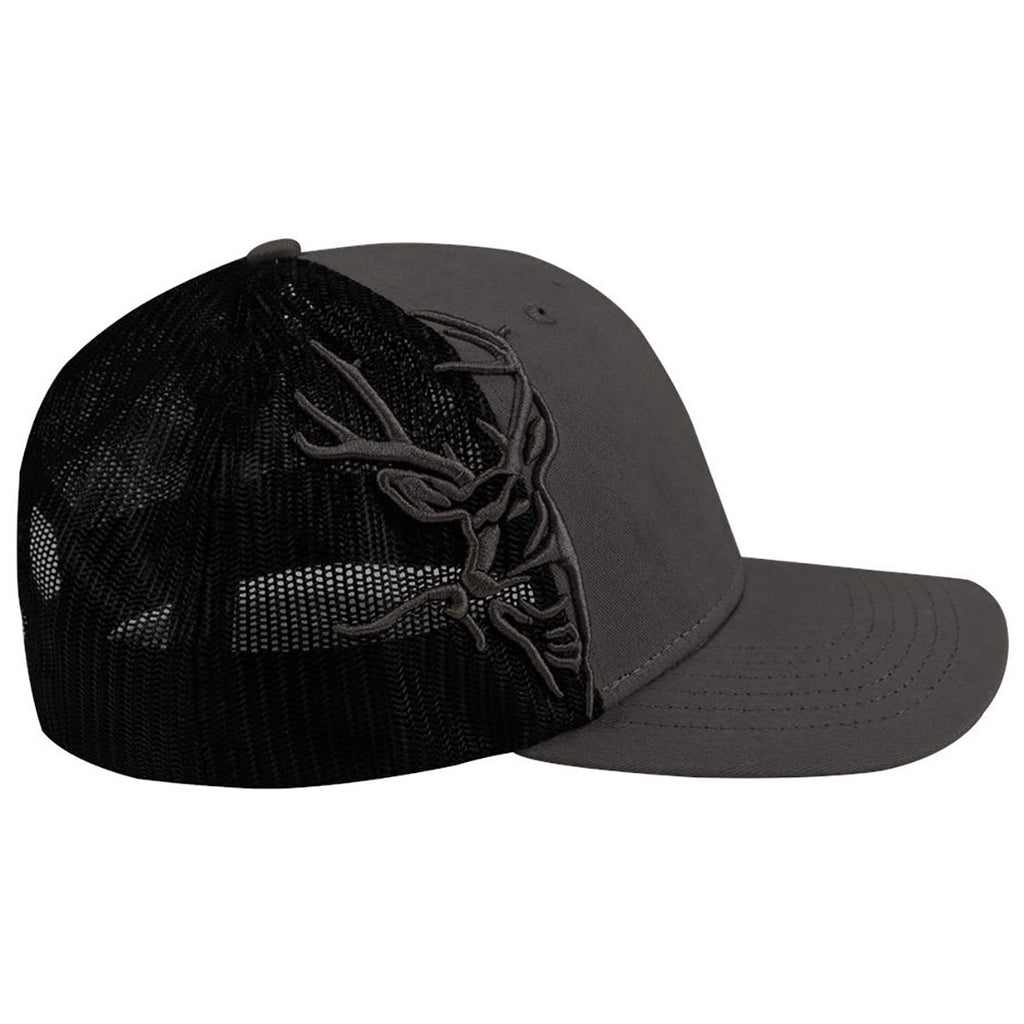 Dri Duck Charcoal Mesh 3D Buck Pro Cap