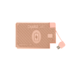 AquaVault Rose Gold ChargeCard Power Bank 2,300 mAh
