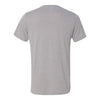 Bella + Canvas Unisex Athletic Grey Triblend Short-Sleeve V-Neck T-Shirt