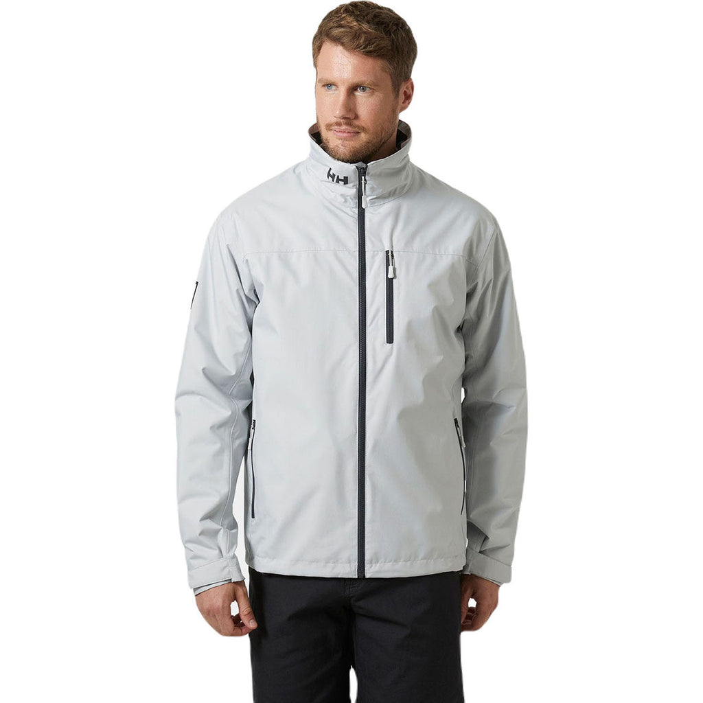 Helly Hansen Men's Grey Fog Crew Midlayer Jacket 2.0