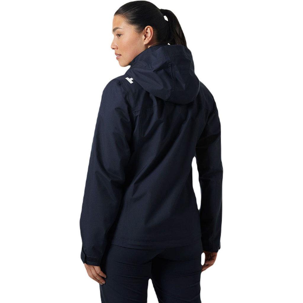 Helly Hansen Women's Navy Crew Hooded Jacket 2.0