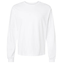 Bella + Canvas Unisex White 6 oz. Heavyweight Long Sleeve Tee