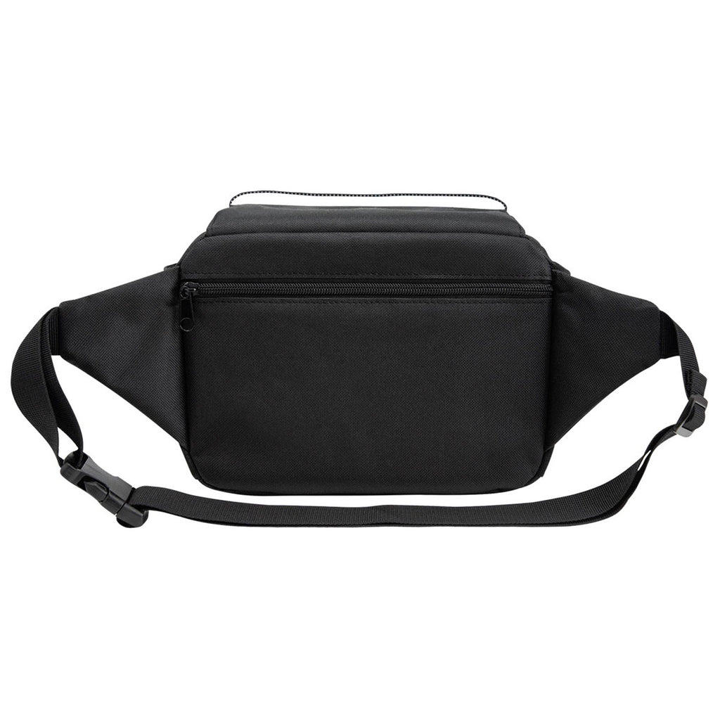 HIT Black Outpost rPET 2 Can Cooler Belt Bag