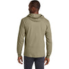 Jerzees Classics Unisex Khaki Cotton Long Sleeve Hooded T-Shirt