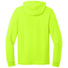 Jerzees Classics Unisex Safety Green Cotton Long Sleeve Hooded T-Shirt