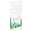 Jaffa Collection Green Accent Crystal Tower Award