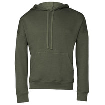 Bella + Canvas Unisex Military Green Sponge Fleece Pullover Hoodie