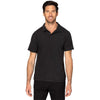 Threadfast Apparel Men's Black Heather Impact Polo