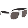 Hit White/Black Rubberized Sunglasses