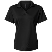AllPro Women's Black Pro-Lock Performance Polo
