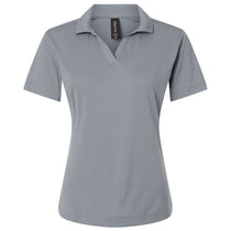 AllPro Women's Heather Steel Pro-Lock Performance Polo