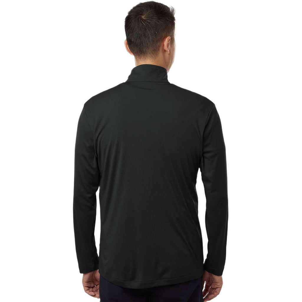 AllPro Men's Black Pro-Lock Performance Quarter-Zip Pullover