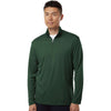 AllPro Men's Forest Green Pro-Lock Performance Quarter-Zip Pullover