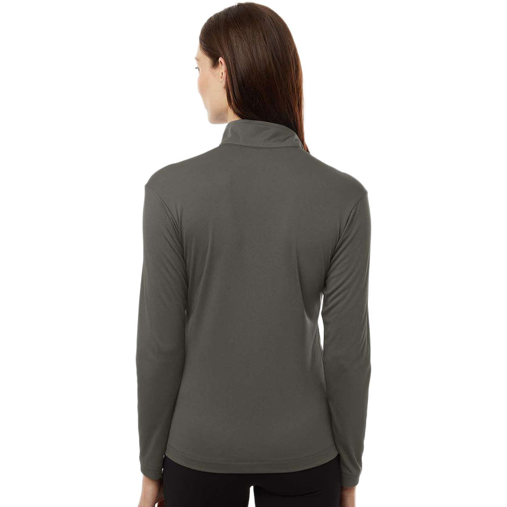 AllPro Women's Charcoal Pro-Lock Performance Quarter-Zip Pullover
