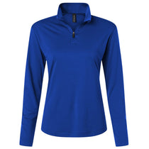 AllPro Women's Royal Pro-Lock Performance Quarter-Zip Pullover