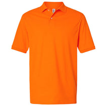 Jerzees Men's Safety Orange Dri-Power Polo