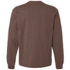 Bella + Canvas Men's Cocoa 7.5 oz Heavyweight Long Sleeve Tee