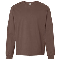 Bella + Canvas Men's Cocoa 7.5 oz Heavyweight Long Sleeve Tee