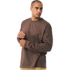 Bella + Canvas Men's Cocoa 7.5 oz Heavyweight Long Sleeve Tee