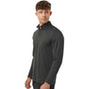 AllPro Men's Black Melange Pro-Lock Performance Melange Quarter-Zip Pullover