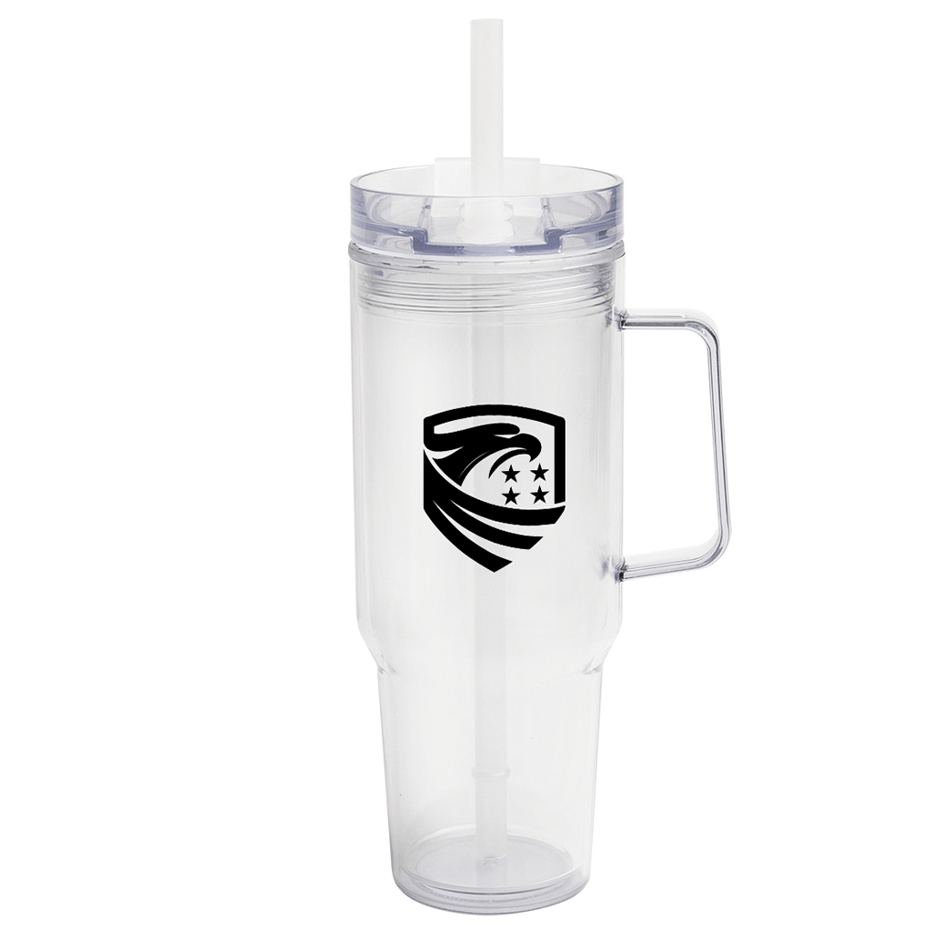 Hit Clear 40 oz. Intrepid Recycled AS Double Wall Tumbler